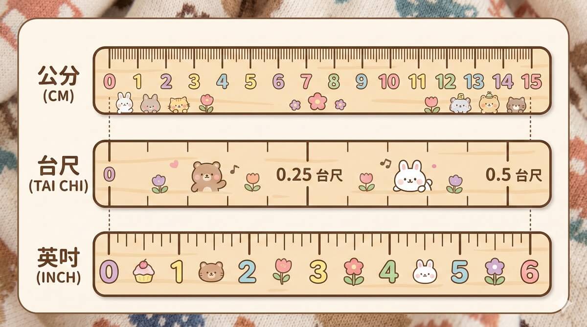 床墊常見長度單位簡易對照